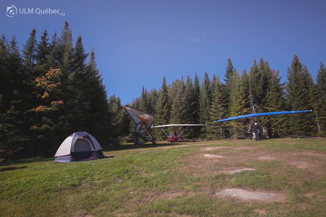 Camping pour aviateurs ouvert à tous à ULM Québec